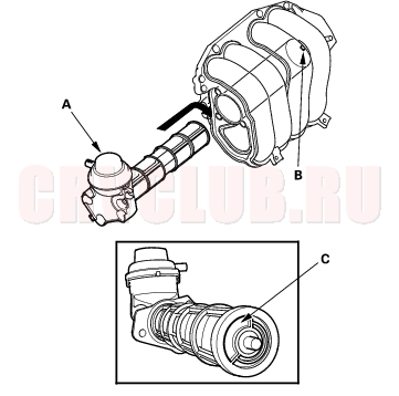 2005 acura rsx intake manifold runner control valve